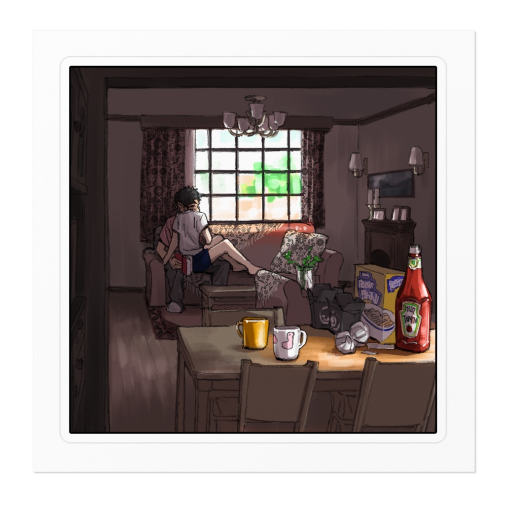 ケチャップステッカー