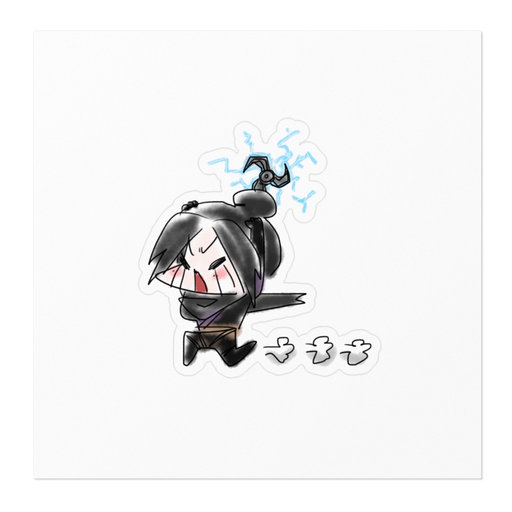 APEX ステッカー アークスターが刺さったレイスちゃん