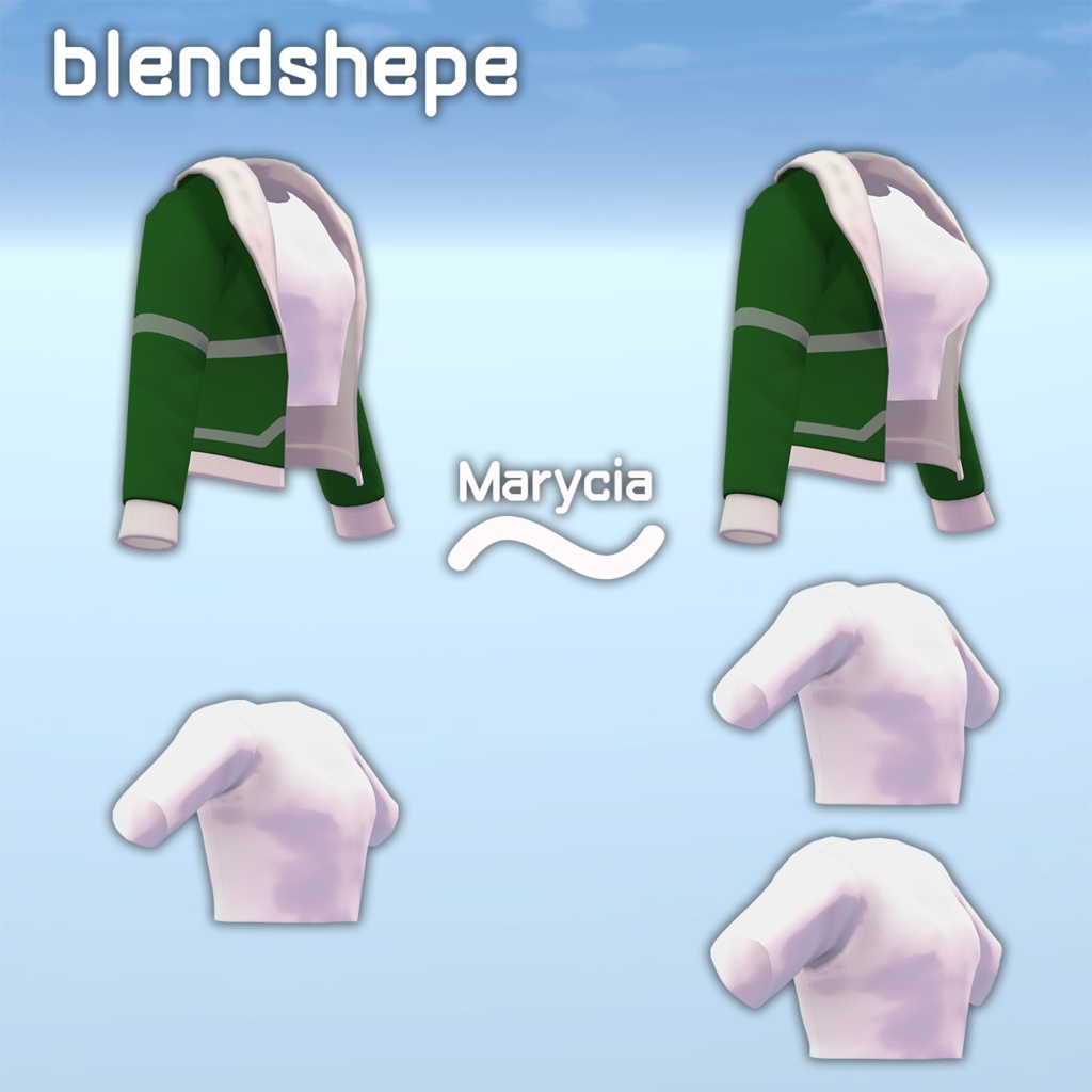 【4アバター対応】 StreetOutfit 【VRChat向け衣装モデル】