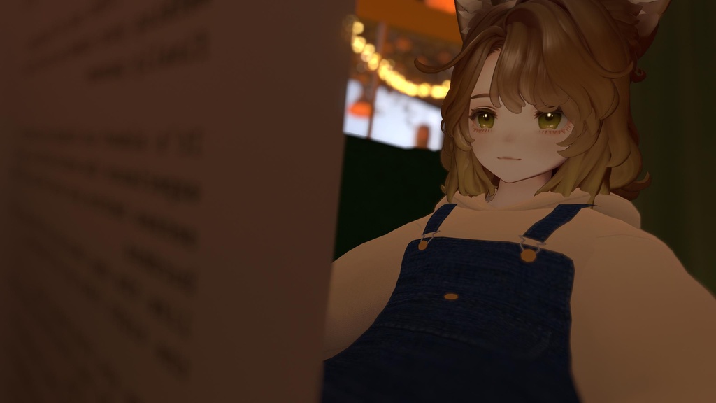 【5アバター対応】Overalls 【VRChat向け衣装モデル】