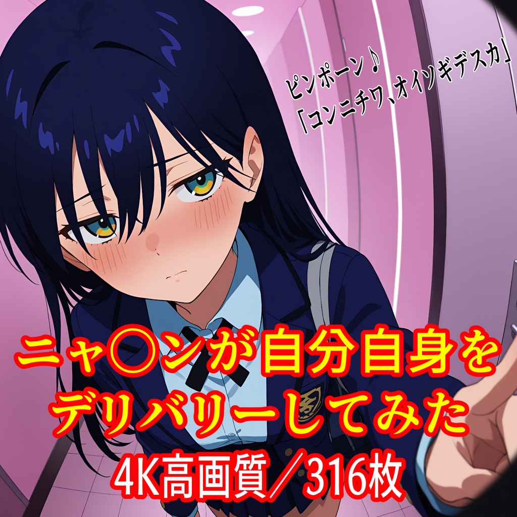 【4K高画質】ニャ〇ンが自分自身をデリバリーしてみた／316枚