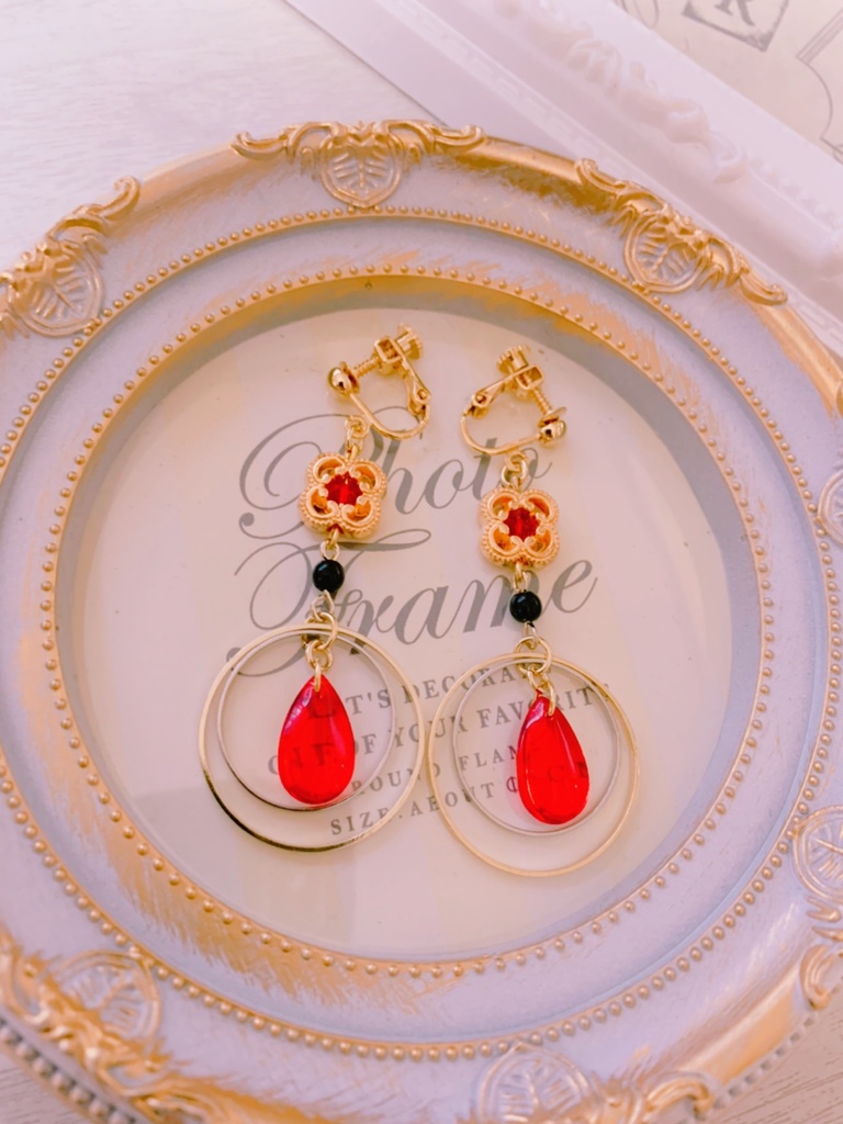 刀剣乱舞/加州清光イメージのネックレス&イヤリング