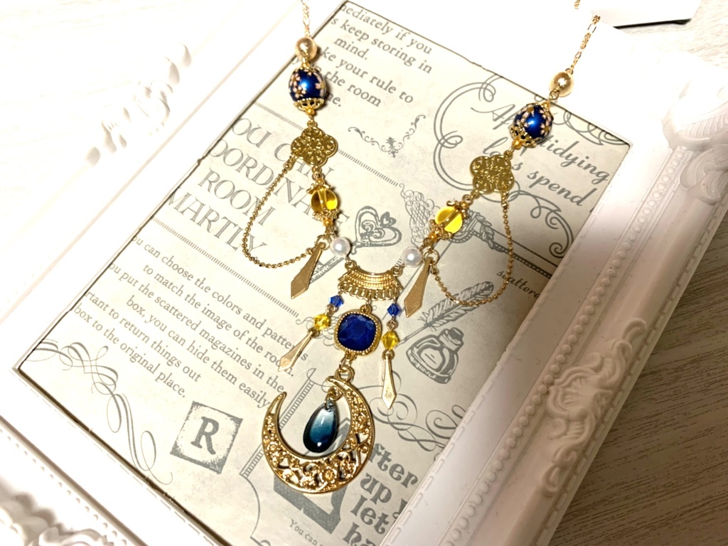 刀剣乱舞/三日月宗近イメージのネックレス