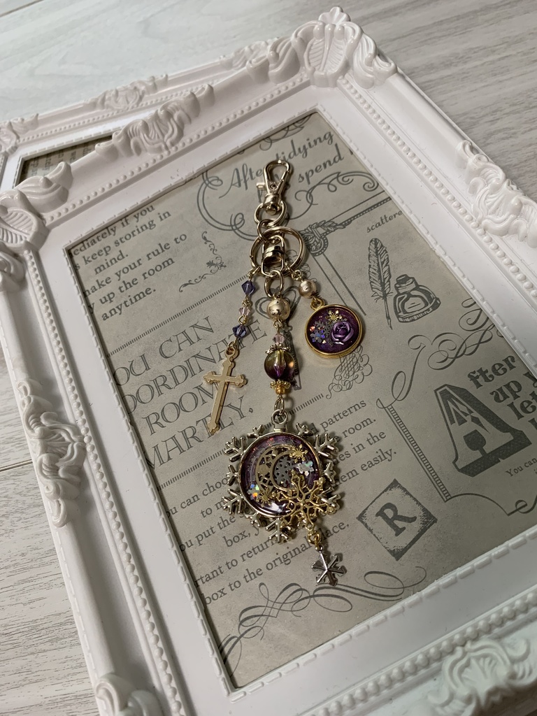 Sound Horizon/ヴィオレットイメージのバッグチャーム(スノー)