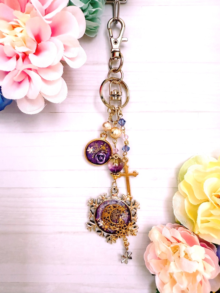 Sound Horizon/ヴィオレットイメージのバッグチャーム(スノー)