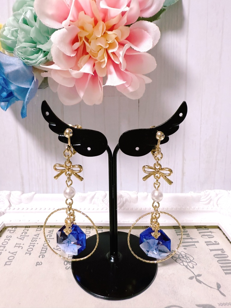 刀剣乱舞/へし切長谷部イメージのイヤリング・弐(付け替え可)