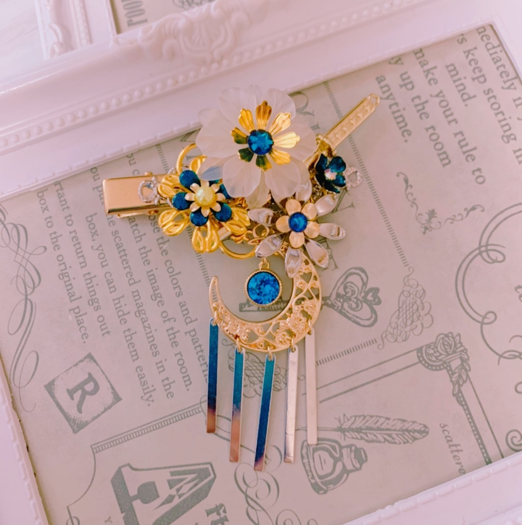 刀剣乱舞/三日月宗近イメージのヘアクリップ