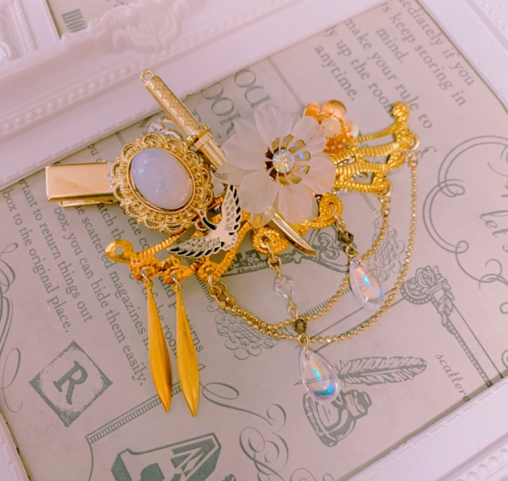 刀剣乱舞/鶴丸国永イメージのヘアクリップ