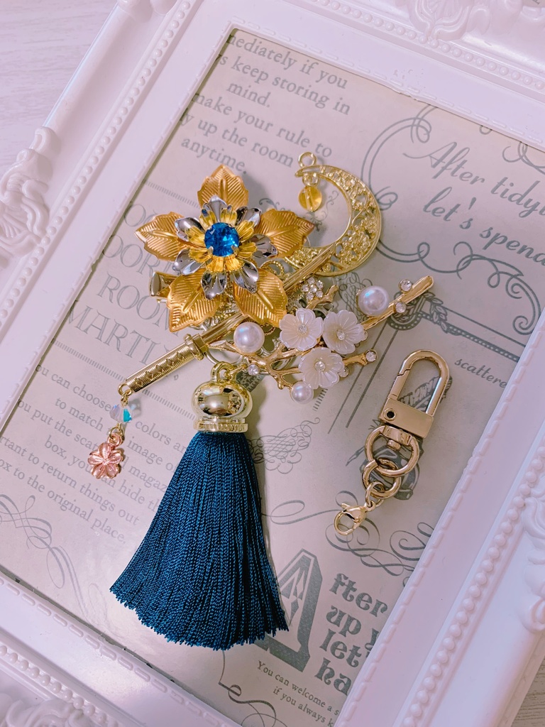 刀剣乱舞/三日月宗近イメージの2wayクリップ(極)