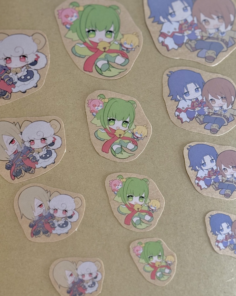 推シール(キハヤ&ジェドココ&アーノ)