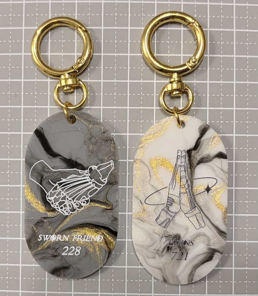 盟友＆双子 概念アクキー