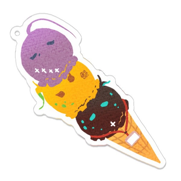 【ヒプマイ】アイスモチーフキーホルダー