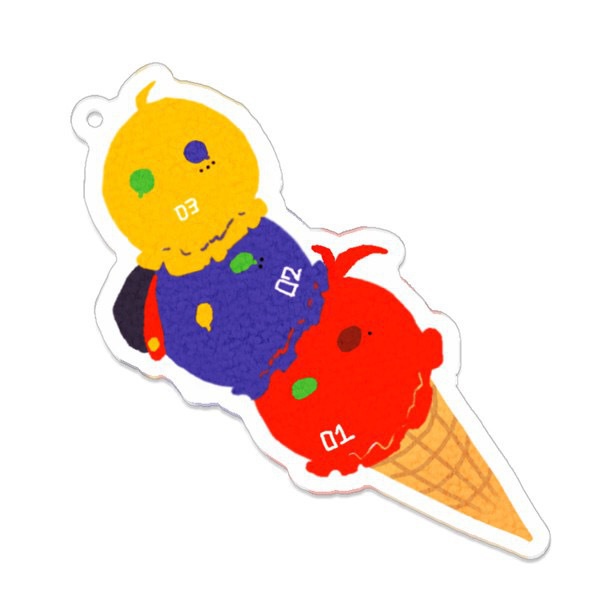 【ヒプマイ】アイスモチーフキーホルダー