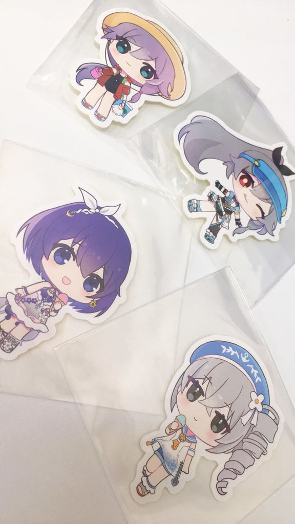 崩壊3rd ダイカットステッカー 8種セット カードダスドットコム 公式