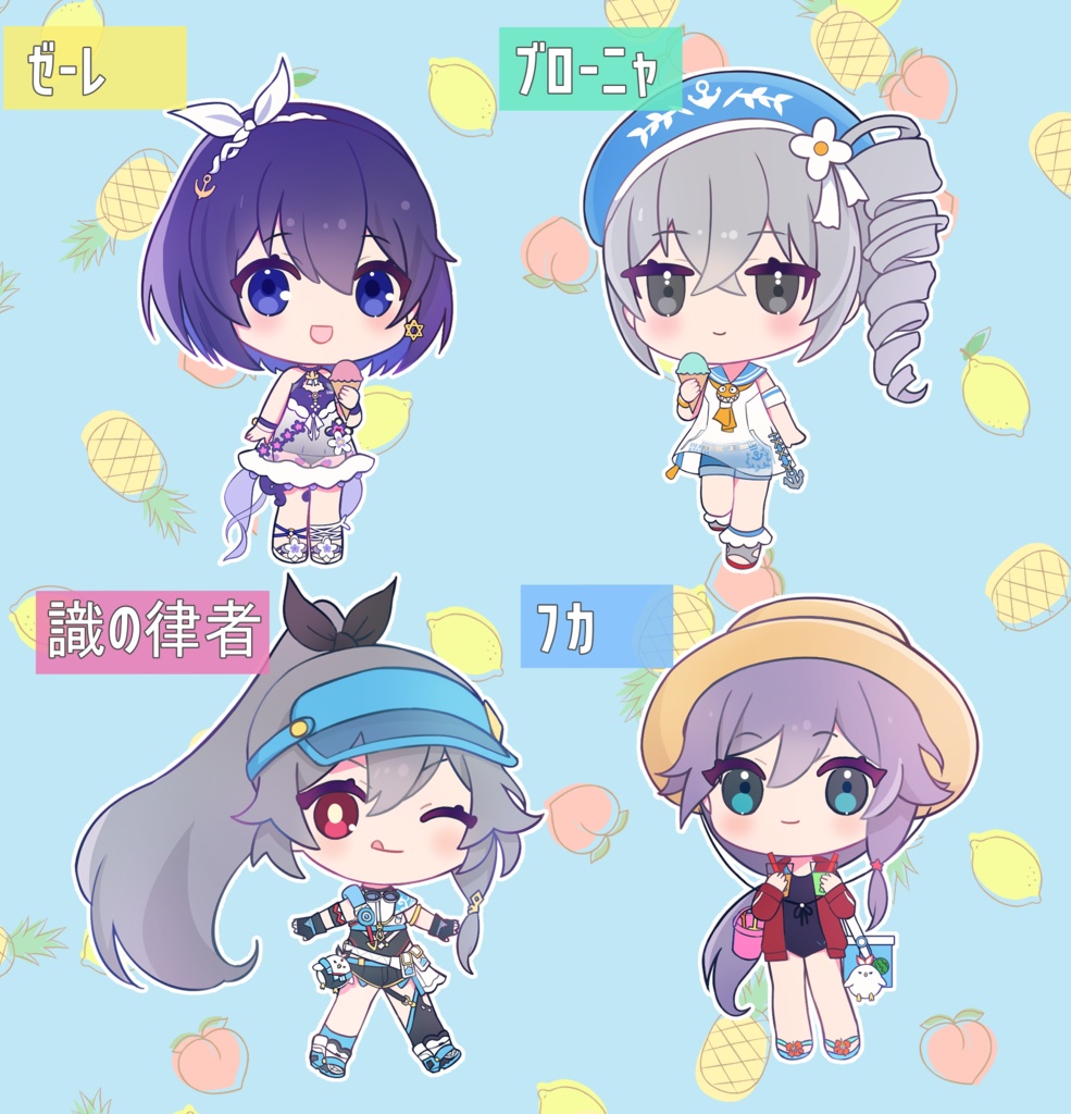 【崩壊3rd】キャラクタ―アクリルスタンド/キーホルダー