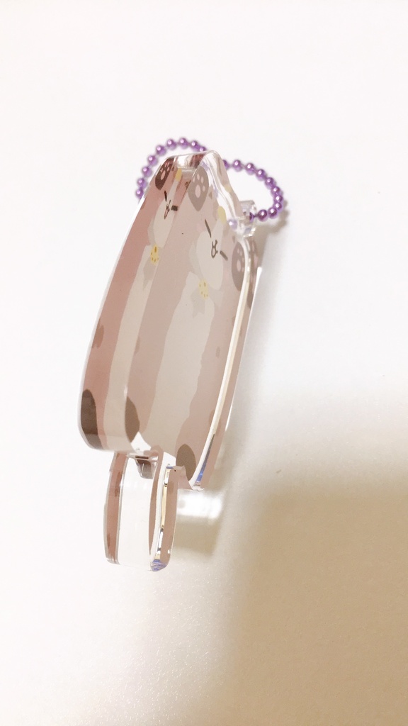 カンチャンアクリルフィギュア平置きタイプボールチェーン付き