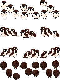 【ピクスク】アバター/鳥 変り種 モーション違い 他