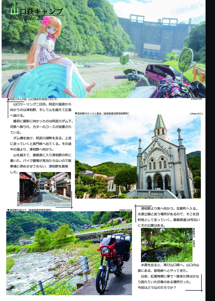 単車人形旅記 Vol.4 2019/11-2020/09
