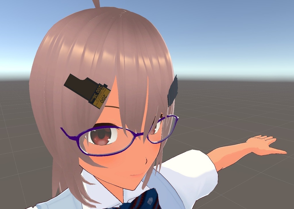 フィルムっぽいアクセ