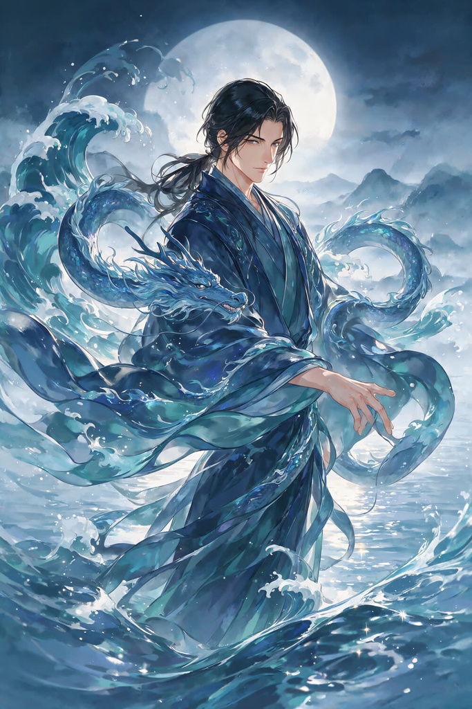 【高解像度イラスト集】和風ファンタジー男士 ―八様― / 仙人・陰陽師・剣士 8体セット(DL販売・壁紙付き)