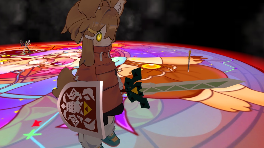 【VRChat】大地の汽笛 ロコモの剣、古の盾、大地の笛