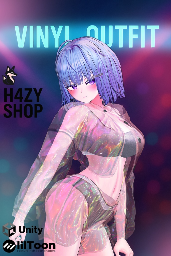 【VRC 衣装】 Vinyl Outfit