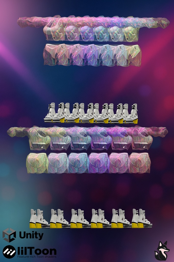 【VRC 衣装】 Vinyl Outfit