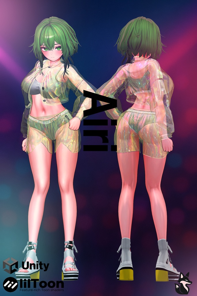 【VRC 衣装】 Vinyl Outfit