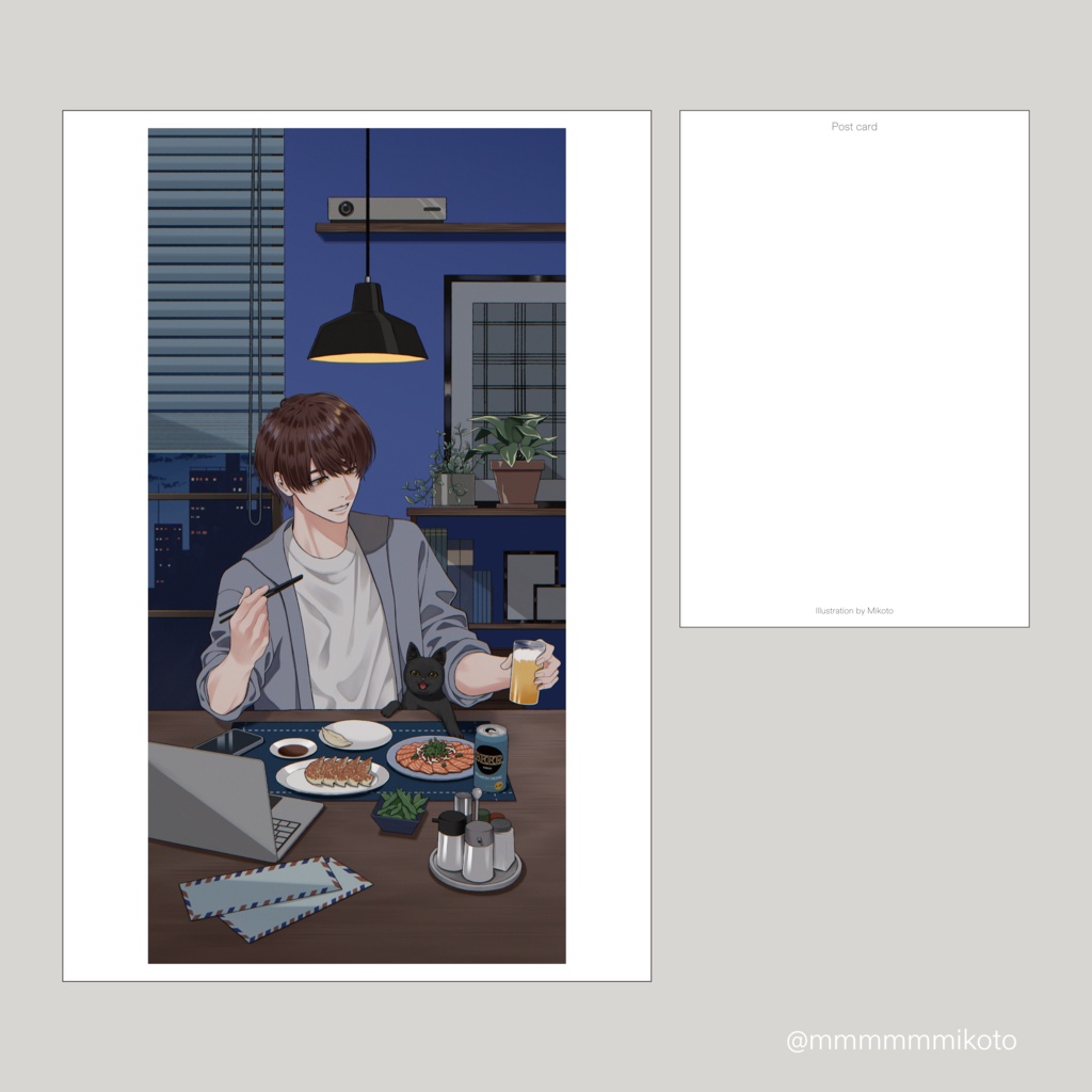 ポストカードA「A Night to Taste」