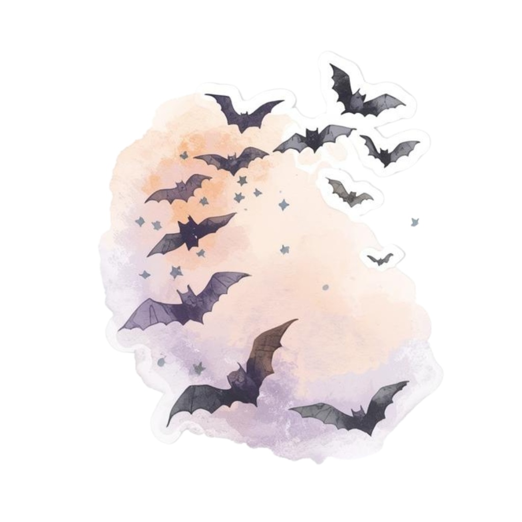 魔女とハロウィンのクリップアート水彩イラスト素材集(PNG)