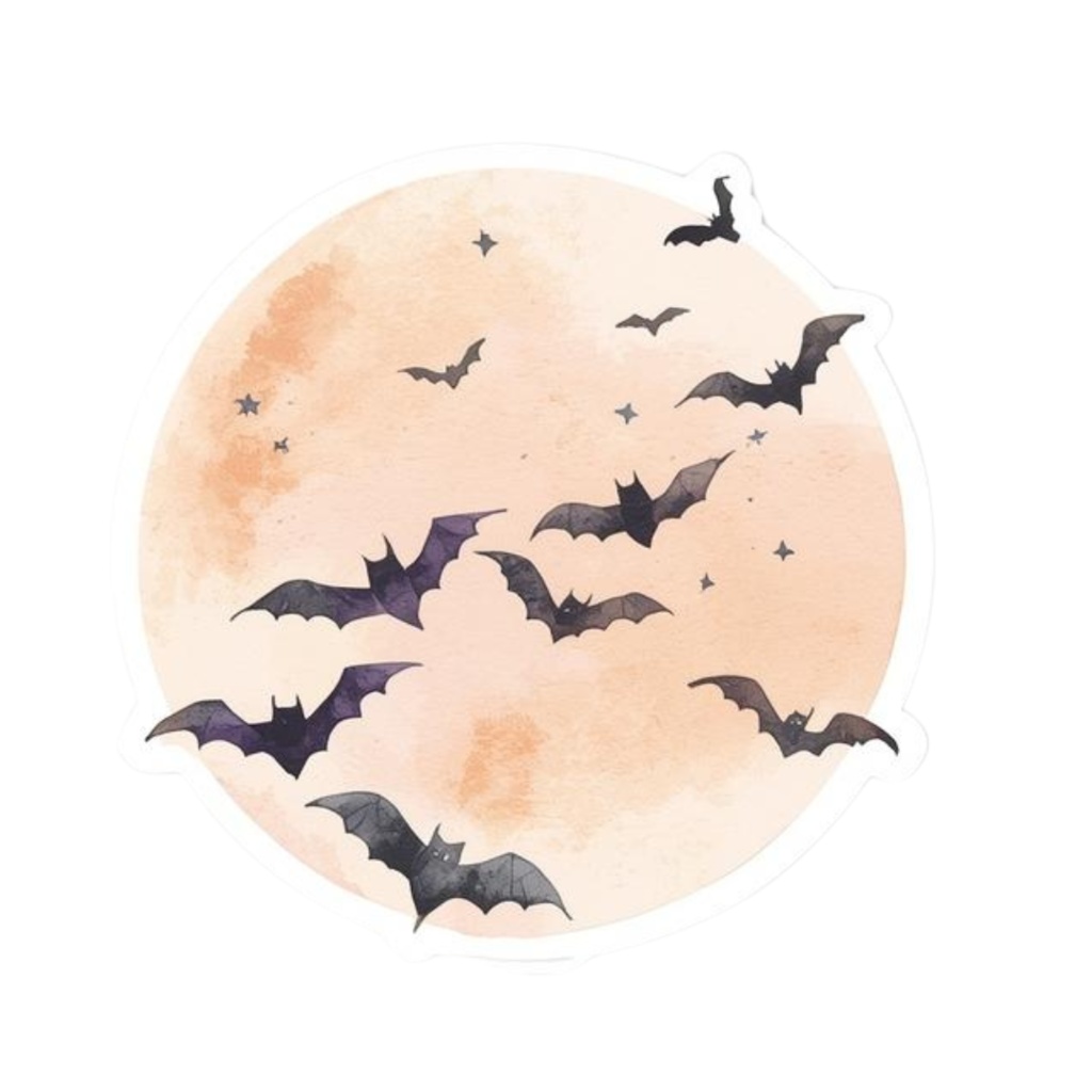 魔女とハロウィンのクリップアート水彩イラスト素材集(PNG)