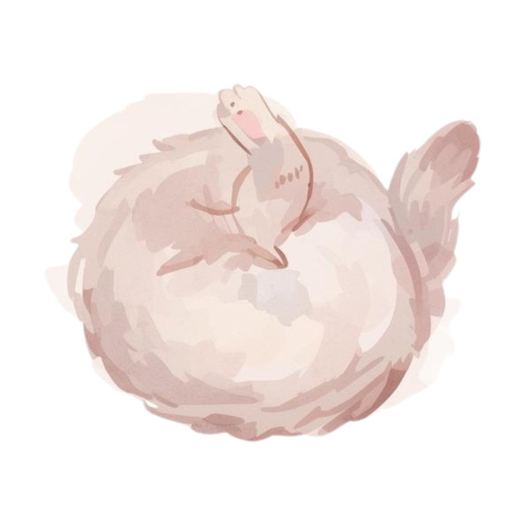 水彩手書き風イラスト集 ゆるふわ猫 vol.4|全15種 背景透過PNG素材