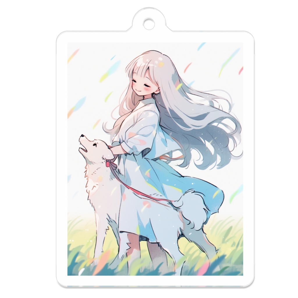 山梨すみれアクリルキーホルダー「LIFE〜犬と共に〜」