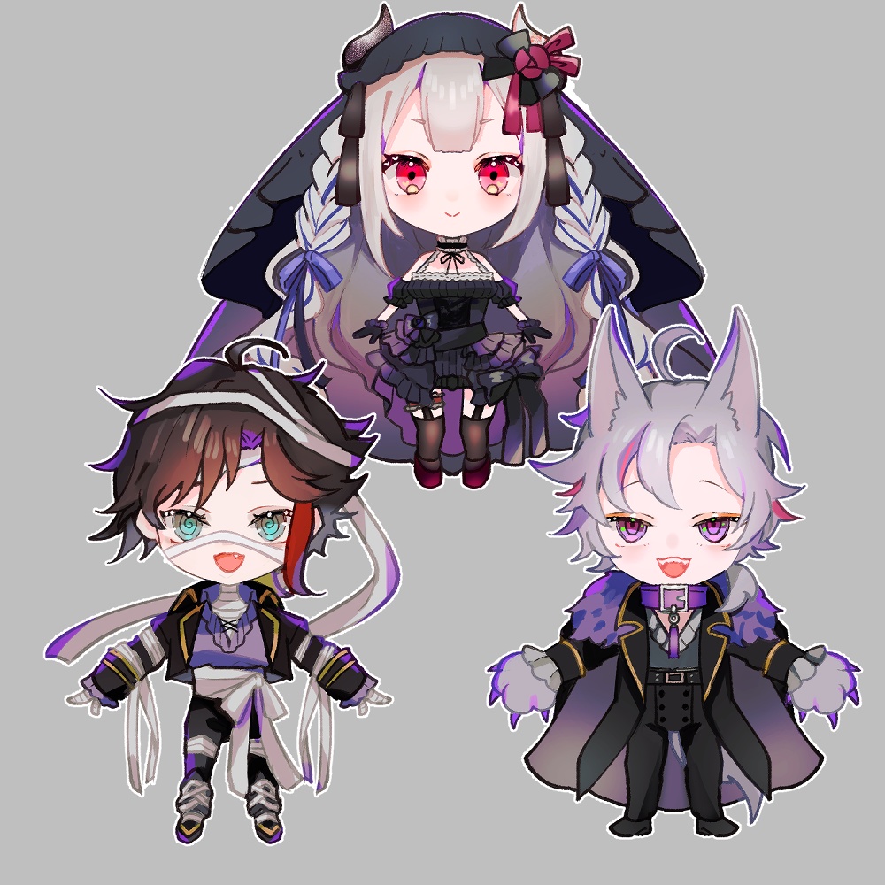 【非公式】ラフメイカーアクリルスタンドセット【三枝明那/奈羅花/不破湊】