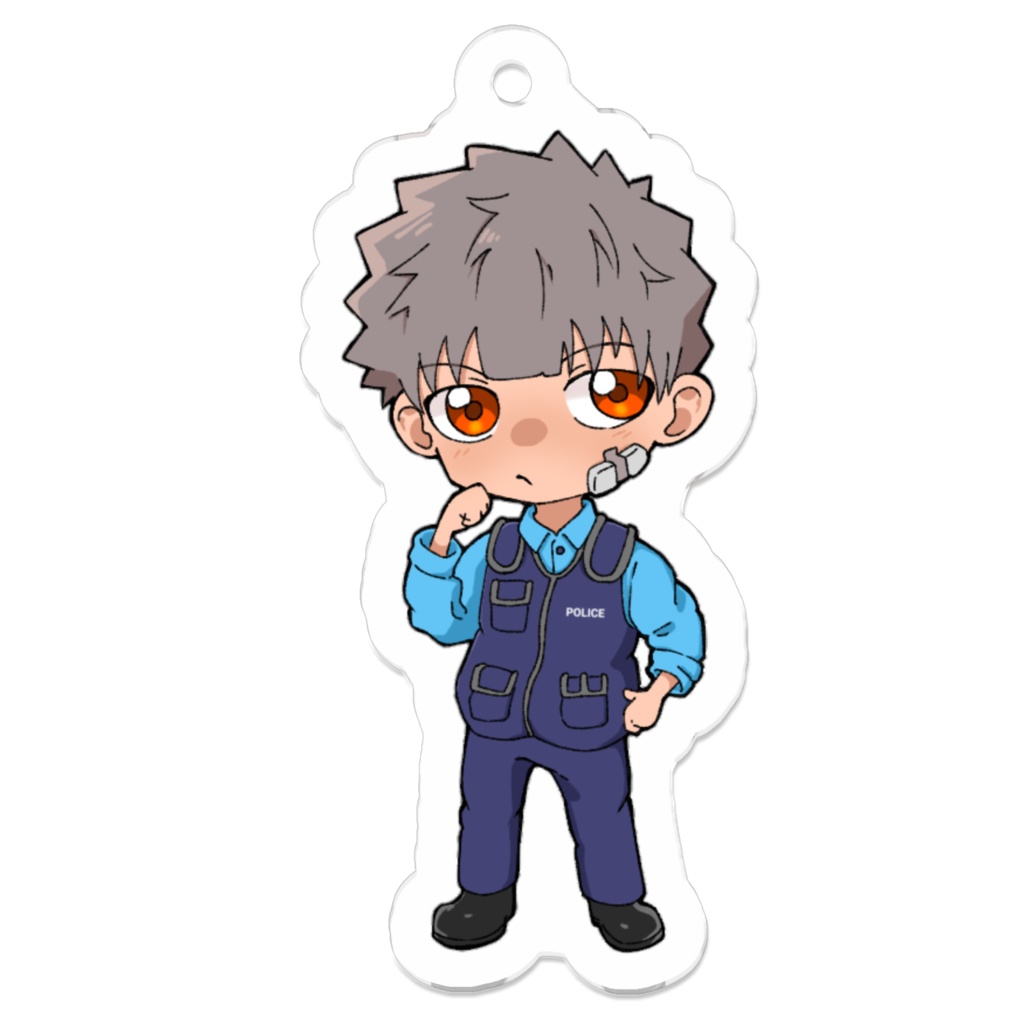ポリスくん アクリルキーホルダー