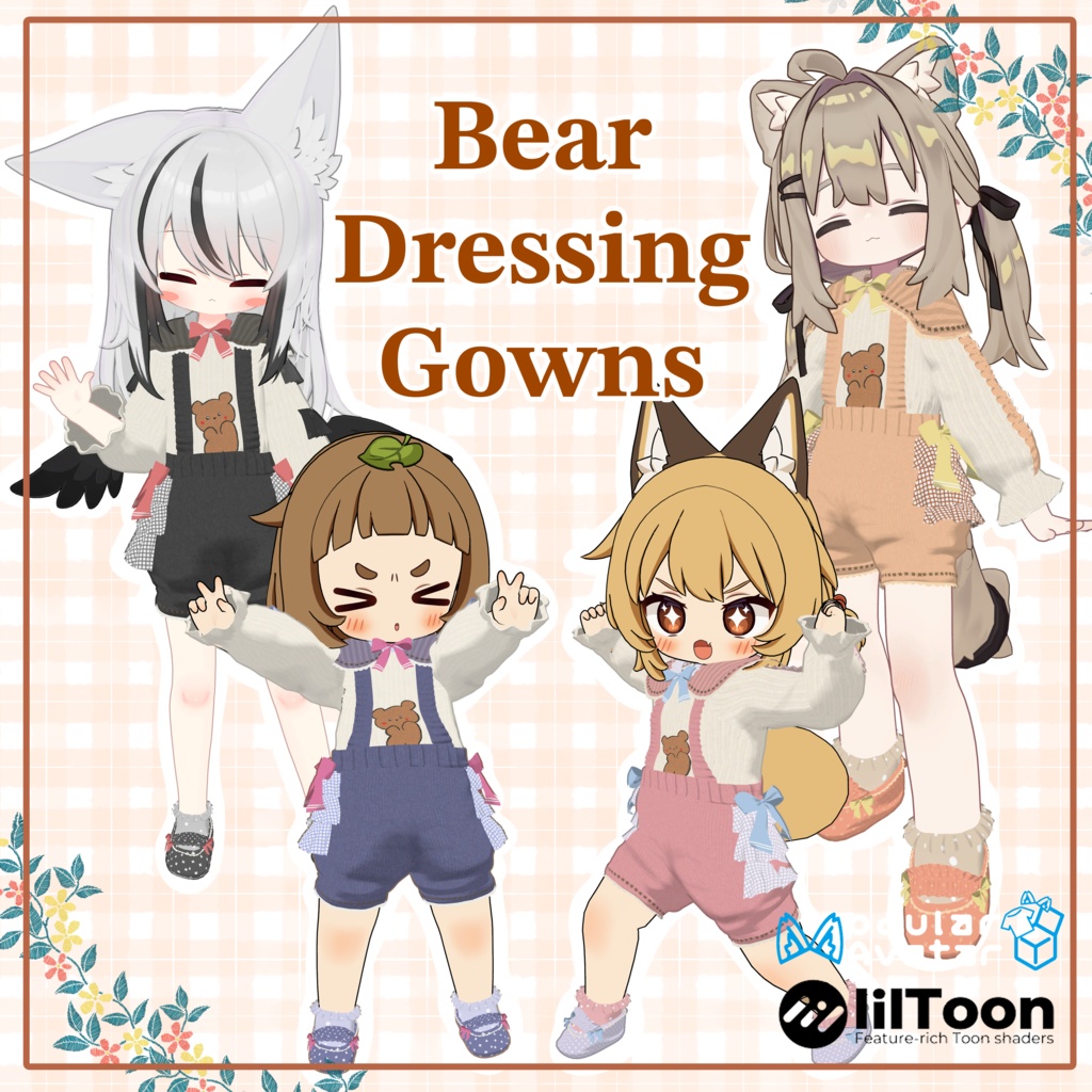 【無料版あり&10月31日までセール中!】BearDressingGowns