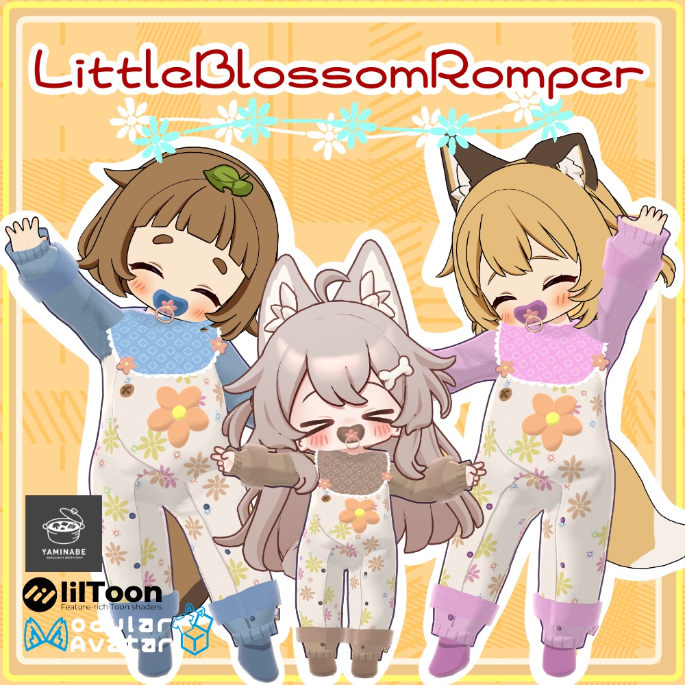【12月19日までセール中!】【あかちゃんになりたい!】LittleBlossomRomper