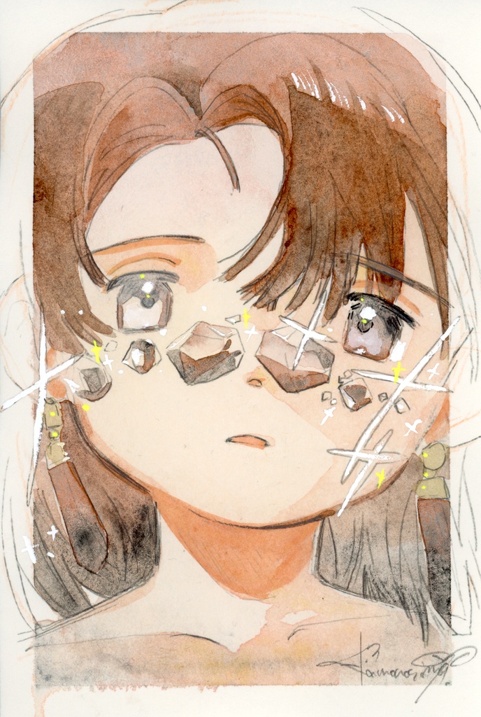 【no16,17,18】フレームレス原画