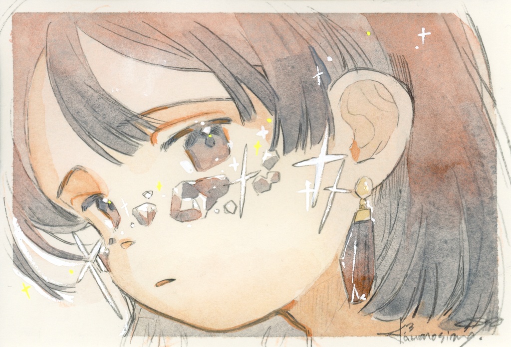 【no22,23,24,25】フレームレス原画