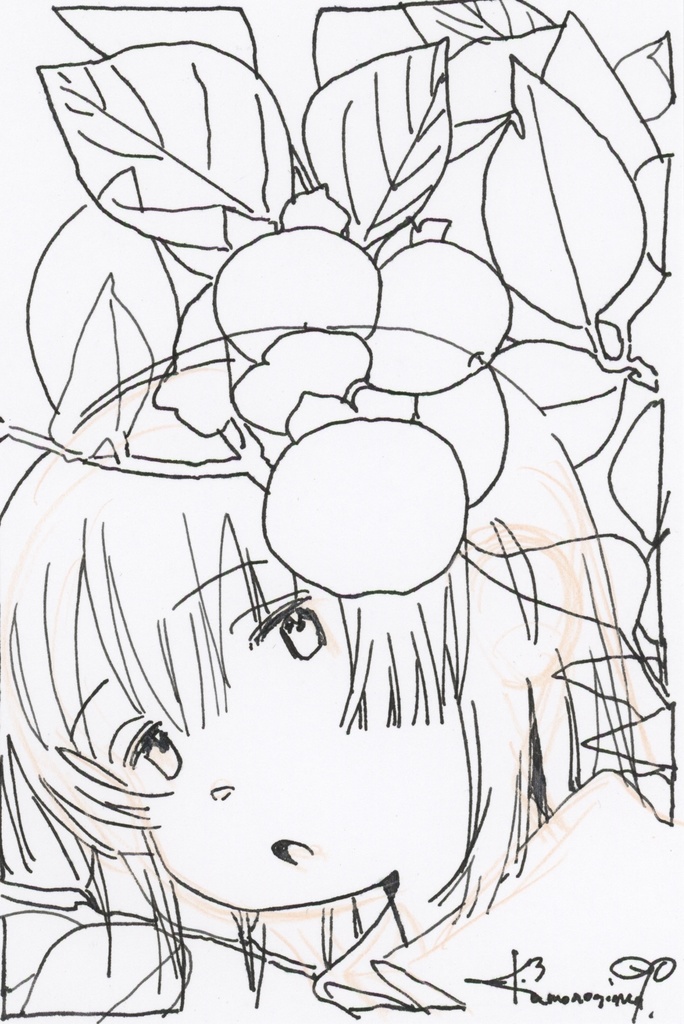 no:26~35モノクロフレームレス原画