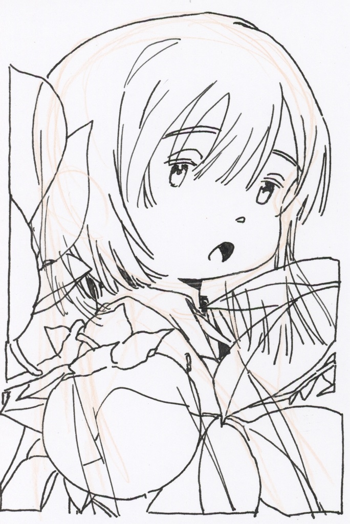 no:26~35モノクロフレームレス原画