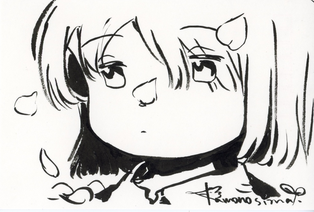 no:26~35モノクロフレームレス原画