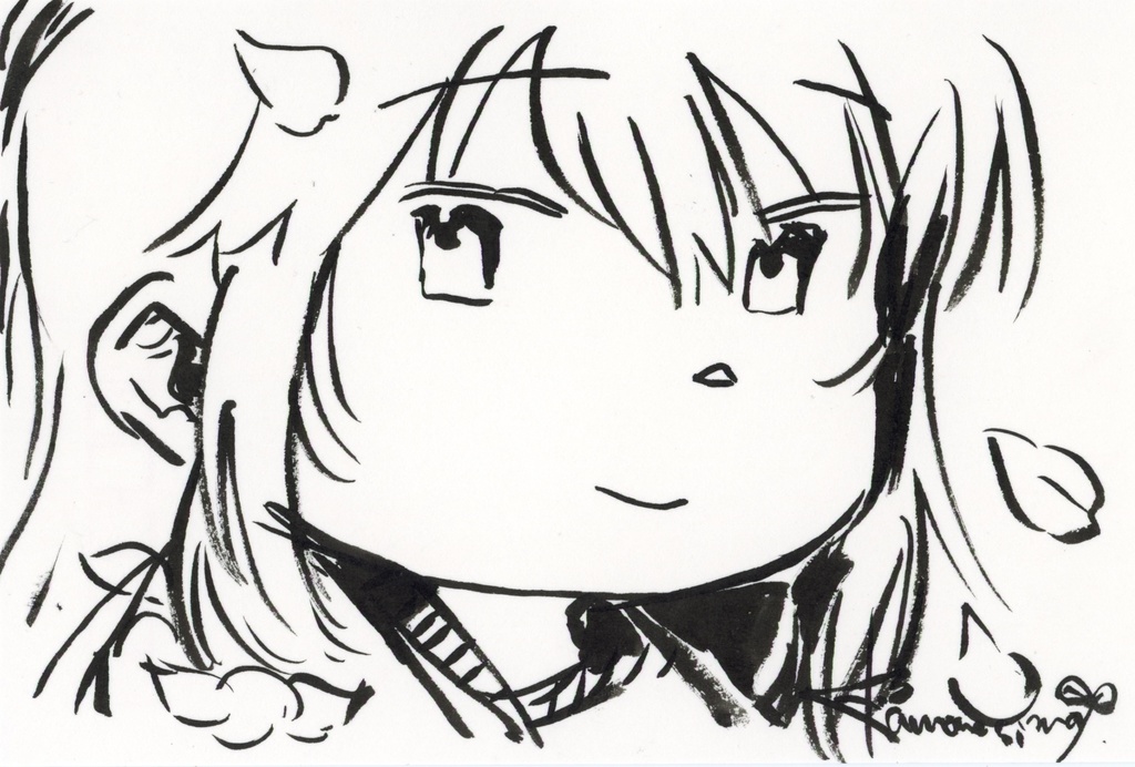 no:26~35モノクロフレームレス原画