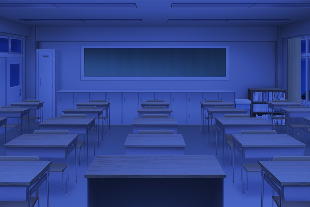 単品5種背景素材v42d教室教師側