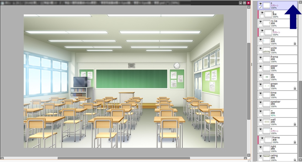 背景素材教室60