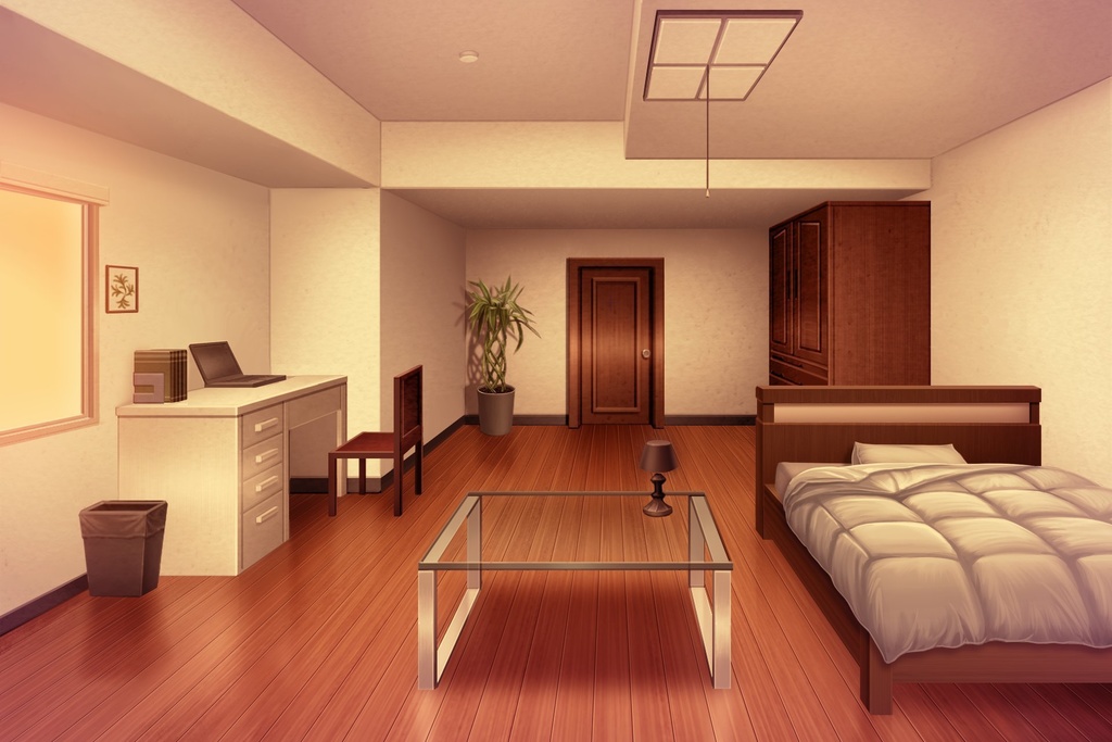 単品5種背景素材v30b男の部屋