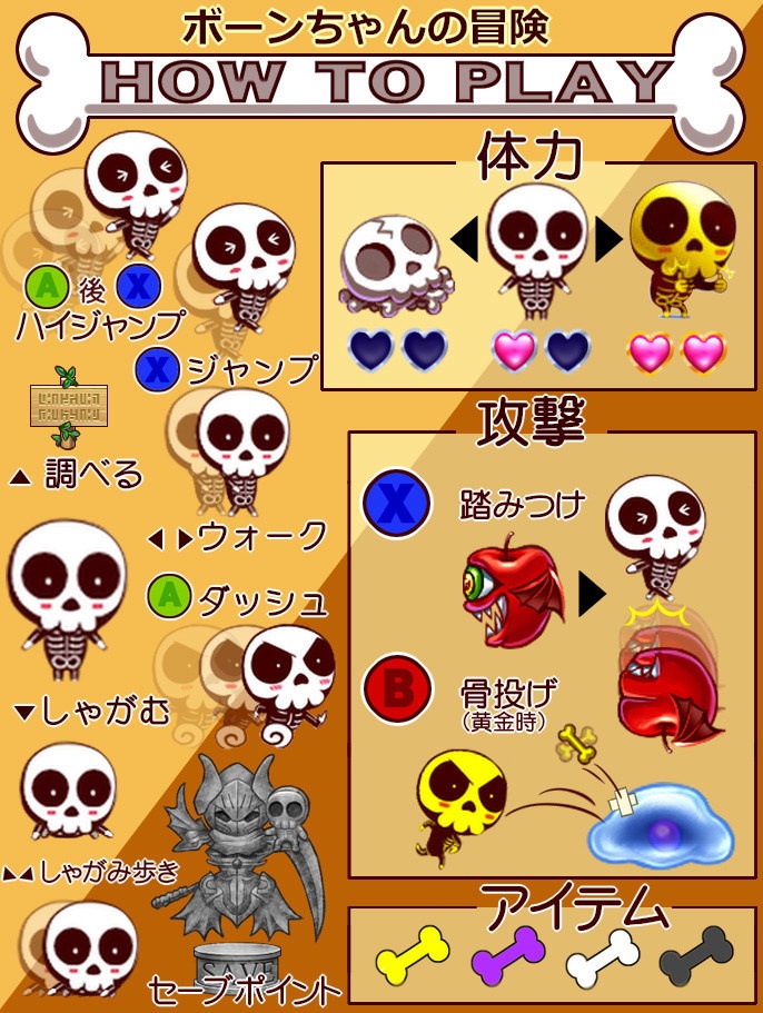 ボーンちゃんの冒険(3コースRTA版)