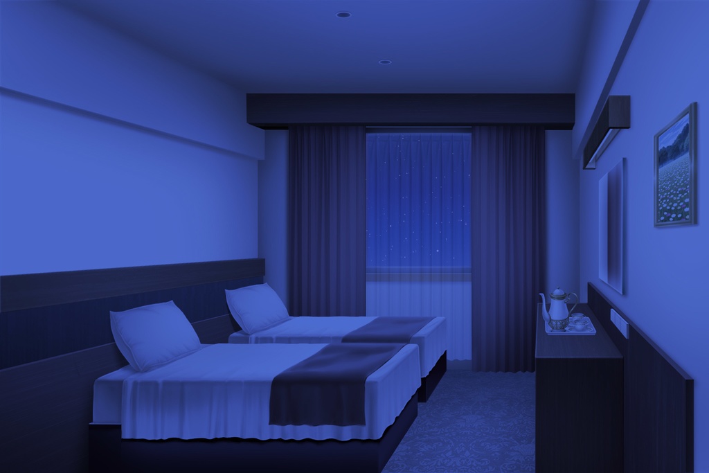 単品5種背景素材v88ホテル個室Sシングル Tツイン Dダブル