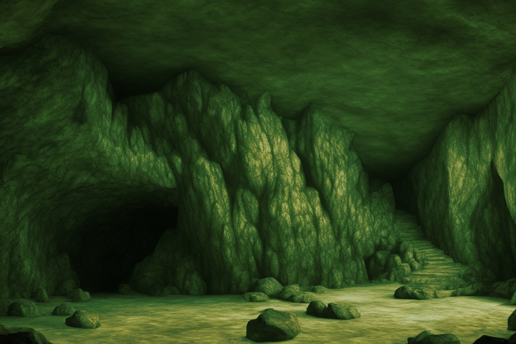 単品5種背景素材v19b洞窟内