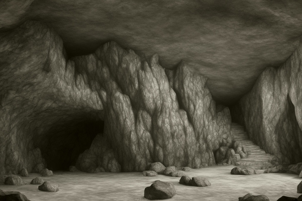 単品5種背景素材v19b洞窟内